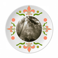 Zelena šumarija Nauka Priroda Prirodnja cvijeća keramika ploča ploča za večeru jelo za večeru