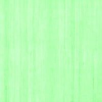 Ahgly Company u zatvorenom kvadratu Solid smaragdno zelene moderne prostirke, 8 'kvadrat