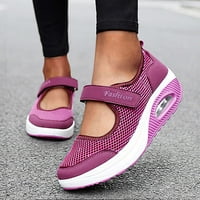 Cipele platforme za žene Modne ležerne prilike prozračne lagane cipele s cipelama sportske cipele ružičaste