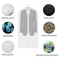 Torbe za odjeću haljina za skladištenje za skladištenje za zaštitu od prašine zaštićene za zaštitu sa