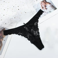 Tobchonp Nightgown V-izrez G-String Theng prozirni pidžami setovi cvjetni dekor donje rublje za žene