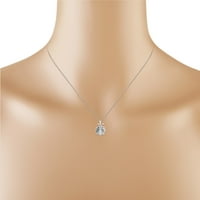 Za vas 14k bijelo zlato pozlaćeno srebrno srebrne rublice prirodne dijamantske ogrlice za žene za žene