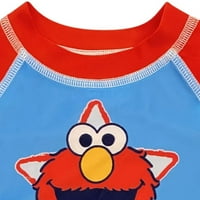 Sesame Street Elmo Toddler Boys Pulover Repha Guard i kupaći debla Outfit Podeljuju novorođenčad u Toddler
