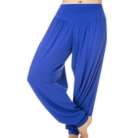 Grianlook Ženska harem pant visoki struk Hipi pantalone indijske joge Hlače Dame Stretch Actither odjeća