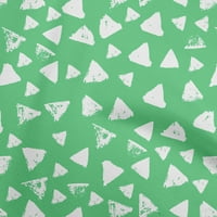 Onuone svilena tabby more zelena tkanina geometrijska šivaća tkanina od dvorišnog tiskanog diiy odeće