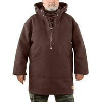 Muška jakna Termalna vjetar zimska kaput od vunene kapuljače