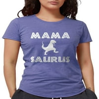 Cafeprespress - mamasaurus dinosaur mama - Ženska tri-mješavina majica