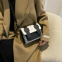 Kožna torba za križanje ćelije Novčanik torbica za žene Mali kvačilo Crossbody torba, crna, crna, G28269