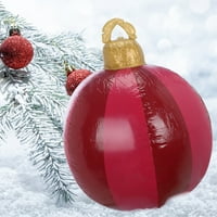 Božićni ukrasi za obnarenje Ornamenti Kuglice na otvorenom Atmosfera na napuhavanje za kućne svečane poklon ukrasni viseći pokloni Dekor