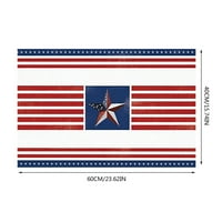 Doormat 4. jula Dan nezavisnosti Nelični prostirke za kadu američka zastava Podna mat ulaz ulaz ulaznog