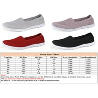 WAZSHOP Womens Flats Comfort tenisice Klip na casual cipele Lagana pletena gornja šetnja cipelama Ženska