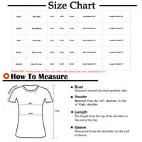 Ženski vrhovi Ležerni ispisani prsluk patentni zatvarač V-izrez labavi majica bez rukava
