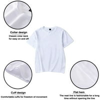 Majica zečjeg uzorka za muške print kratkih rukava TOP 3D povremeni majica ulica majica za majicu, majica