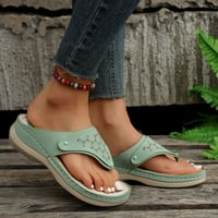 Klinovi flip flops sandale otvoreni nožni klizanje na ljetnim klin sandale Demi Wedge Thong Sandal