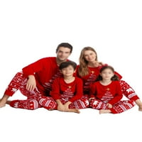 Leuncero mammy tata Dječji salon božićne spavaće boje meko vrhovi i hlače koje odgovaraju porodičnom