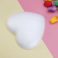 Tinksky bijeli modeliranje u obliku polistirena u obliku srca u obliku srca