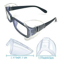 Floleo Parovi sa otvorenim štitnicima za naočale za oči na sigurnosnim naočalama štit univerzalno