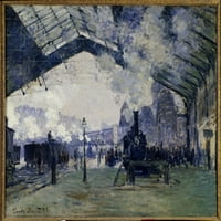 Claude Monet francuski školski plakat Print
