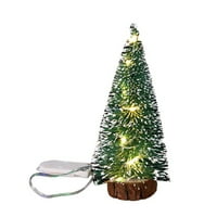 ADES MINI božićna stabla sa LED svjetlima Umjetna stabla umjetne tablete Xmas borove boje za DIY zimski