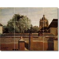 Keramička pločica Mural-Jean Corot Country slika 184. 24 W 18 H Upotreba keramičkih pločica