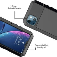 Gorilla Glass Aluminium Metal iPhone PRO MA Case Teška vojska zaštitna i zaštita otporna na udarce,
