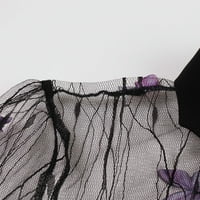 Ženska haljina košulja Halloween Gothic Punk rever za omotavanje vintage večernje zabave Swing haljina