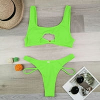 Ženski kupaći kostim Tankini zavojni set dame žensko proljeće Ljeto Ležerne prilike za odmor za odmor