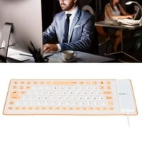 Sklopiva silikonska tastatura, lagana prenosna razne boje meka silikonska tipkovnica mekano udobno dugme