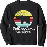 Vintage Retro Yellowstone Nacionalni park Wy Bear Dukseta
