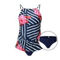 Žene kupaćih kostima Visoko tiskano sportsko odjeće za odmor Vintage Bikini Set BRA Slim Žene Kupanje