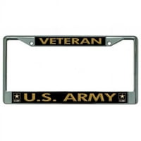 Glavna LPO in. Veteran američkim armijskim kromiranim licencnim pločama
