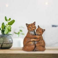 Dyfzdhu Animal Love Par Cuddling Par Figurine Ornament Domaći dekor