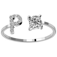 SKPBlutn prstenovi za žene Djevojke koje mogu otvarati pisma s dijamantskim poklonima nakita