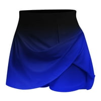 Ženski atletski tenis Skorts Ugrađene kratke hlače Golf aktivne suknje visoki struk sportski tekući