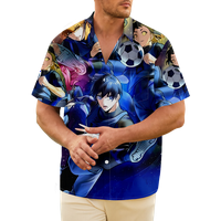 Lock Unise Havajska kampanja Plava brava Anime Ležerska majica