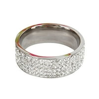 Ženska modna boja od nehrđajućeg čelika Geometry prsten nakit prsten