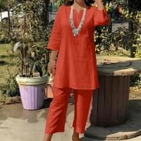 Bluze za žene Dressy Ležerne prilike za žensku ljetnu modu Pulover, temperament u boji Košenje etničkog