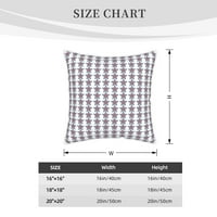 Douzhe Velvet Dekorativni jastuk za bacanje na poklopci set od 2, meka kvadratni jastuk s nevidljivim