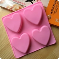 DIY ručno rađene rešetke za sapun vole srce oblika silikonskih kolača kalupa od čokolade