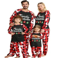 Glonme Provjerite da li se print odgovara porodičnoj pidžami set mammy tata dječja mekana baggy noćna