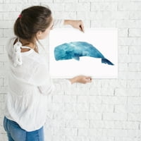 Americanflat Whale by Pi kreativni umjetnički otisak