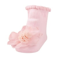 QXUTPO Ljetna beba Neklizajuća dječja čarapa Creative Toddler Cvjetne čarape Veličina 3 m