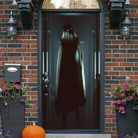Halloween horor naljepnica za vrata 3D Ghost kukuni vrata paste za partiju