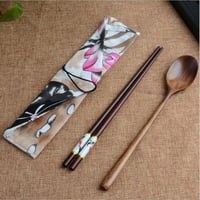 Bicoasu japanski vintage drveni štapići kašičice za kašike Postavite novi poklon
