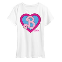 Barbie Film - Crest za srce - Ženska grafička majica kratkih rukava