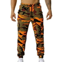 Duks za muške casuflage jogging elastični srednji struk sa džepom