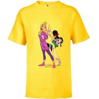 Disney Ralph prekida Internet Rapunzel Vanellope majica - majica kratkih rukava za djecu - prilagođeni
