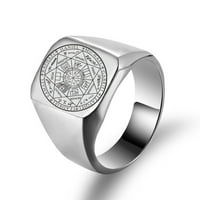 Brtve od sedam arhanđelih prstenova za zaštitu amuleta Solomon Kabalah muški ženski polirani pokloni