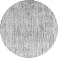 Ahgly Company u zatvorenom okruglom kruto sivim modernim prostirkama područja, 4 'runda
