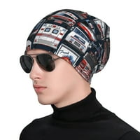 Smiješni buldog Slouchy Beanie za žene Muškarci Stretch Sleep Hat Function Poklon Jesenska casual Headwear
